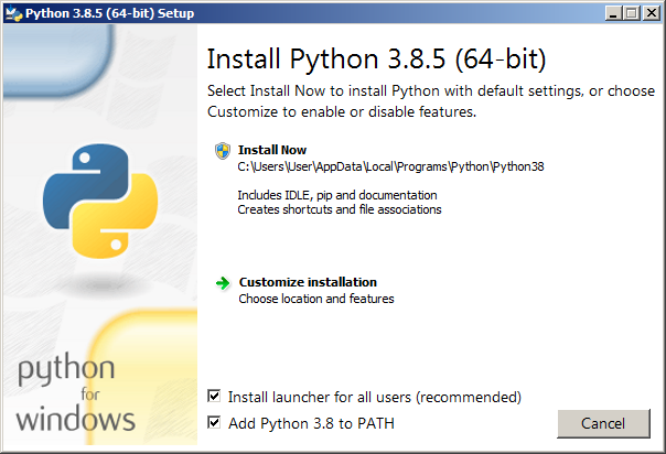 Python Installation Wizard